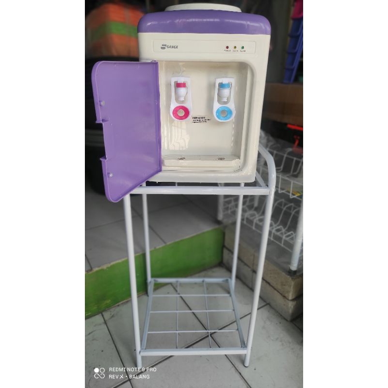 Dispenser Sanex + rak dispenser/dispenser Sanex pakai tutup +rak dispenser