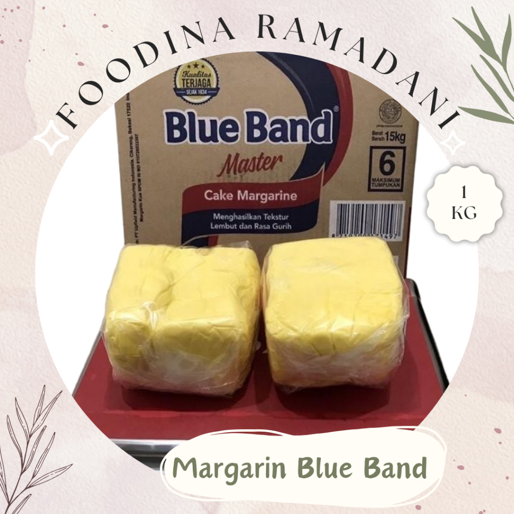 

MARGARIN Mentega - Blue Band [ Berat 1.000gr ] Harga Per KG