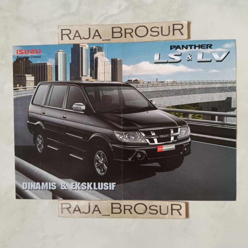 Poster brosur katalog flyer Isuzu Panther LS/Panther LV 2008