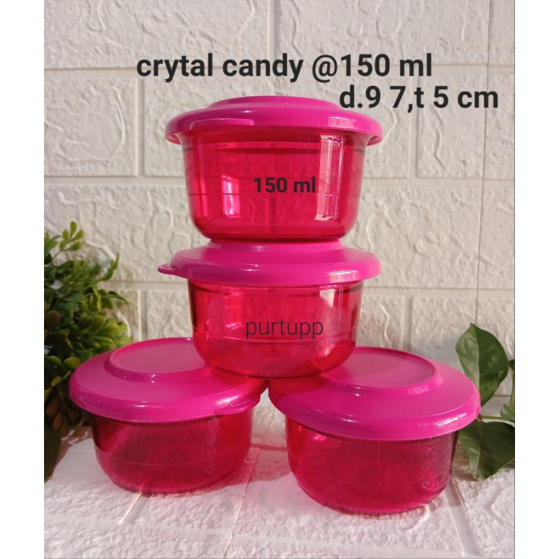 Crystal Candy Tupperware @ 150 ml/tempat makan/toples kecil