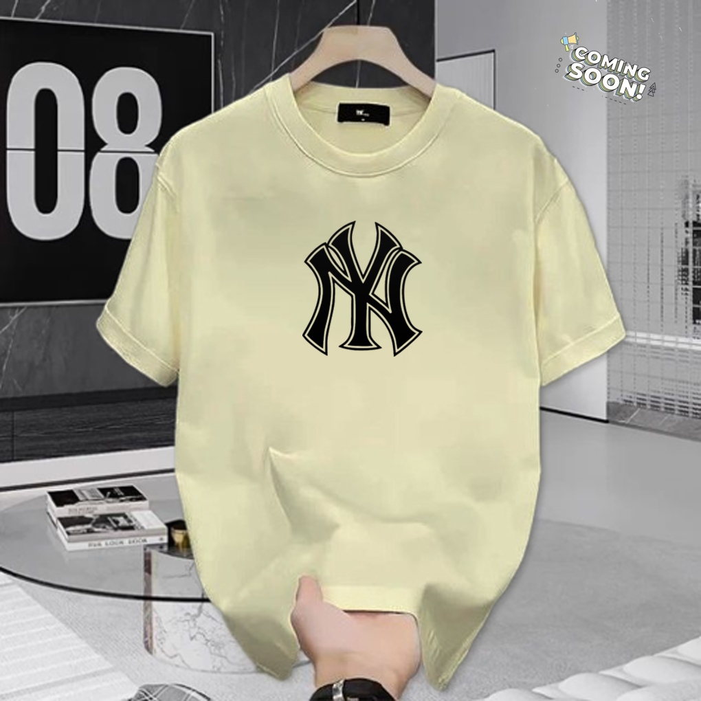 Kaos Pendek NY Motif Hitam Kaos Atasan Pria Wanita S M L XL XXL Premium Unisex