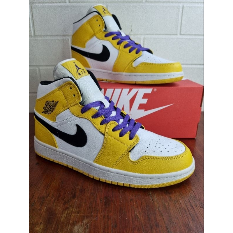 AJ1 Mid SE Lakers