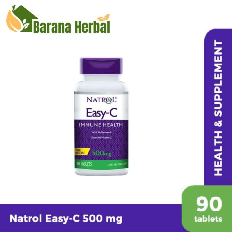 Natrol Easy c 500mg Suplemen Penambah Imun Tubuh Vitamin Imun Tubuh Vitamin Easy c Original