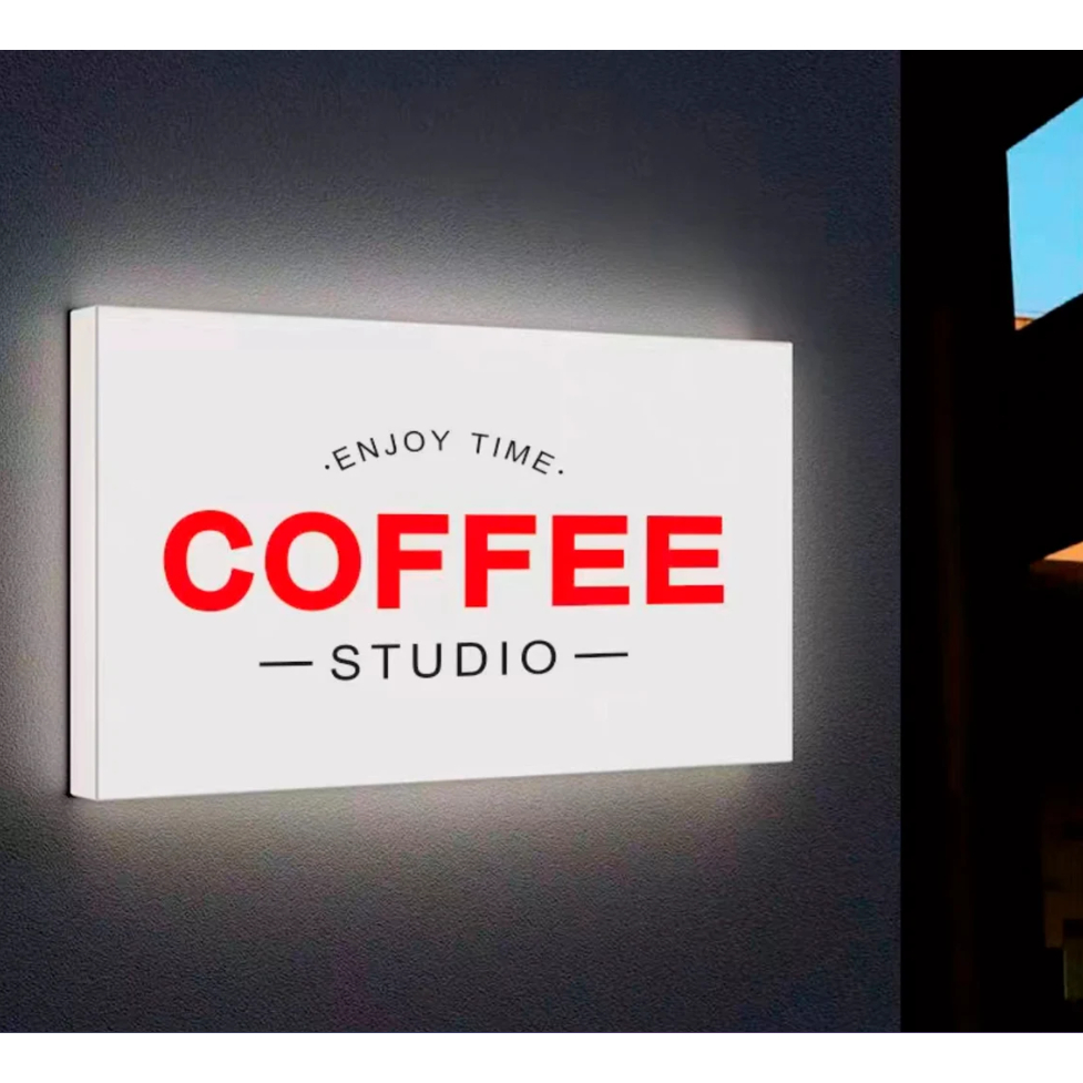 Neon Box Satu Sisi Akrilik Custom | Akrilik Light box | Custom Neon Box Murah