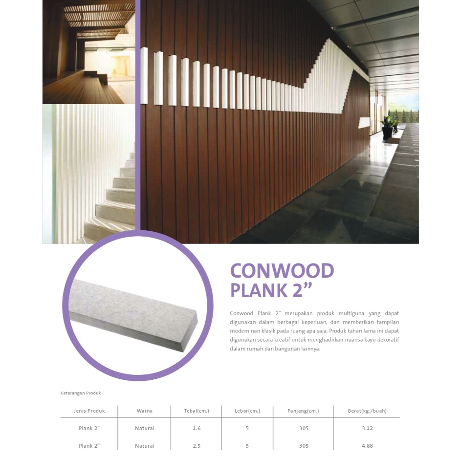 Sale Conwood plank 2 5 x 35 x 25 mm  Papan conwood  dinding kayu