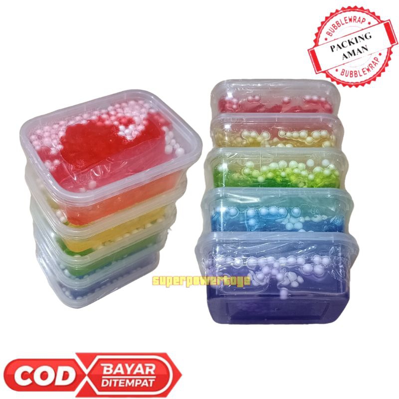 5 Pcs Slime Kotak Jumbo Boba / Slime Kotak Susu JUMBO / Slime Jumbo Kotak Susu / Slime Susu Kotak