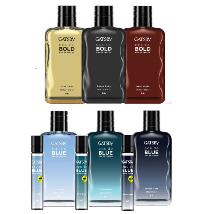 ☘️ CHAROZA ☘️ GATSBY Eau De Blue | Eau De Bold | Gatsby Parfum | Eau De Parfum