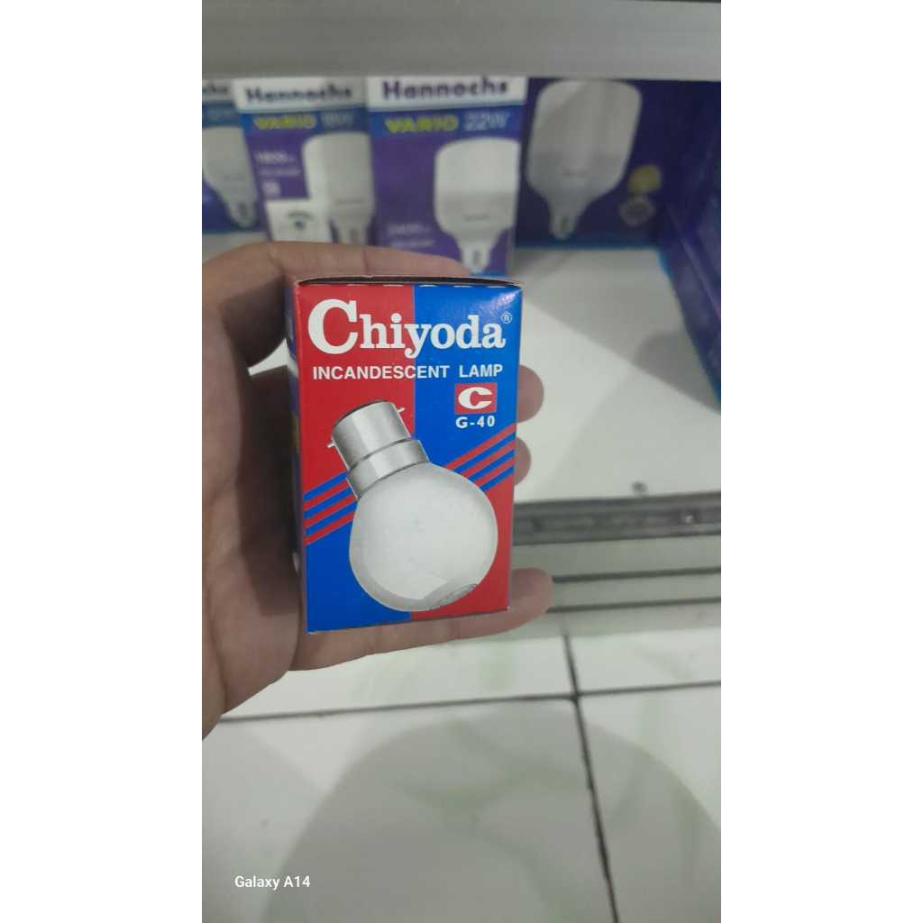 LAMPU PIJAR / LAMPU AYAM / BOHLAM KUNING CHIYODA 5 WATT CLEAR, HYPER, SUPER HYPER