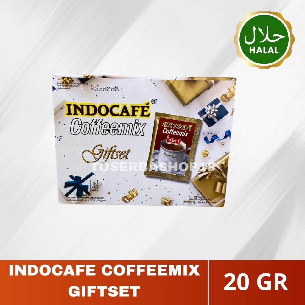

INDOCAFE COFFEEMIX GIFTSET 1 KOTAK 10S x 20gr