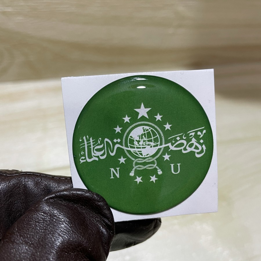 Stiker timbul NU bulat