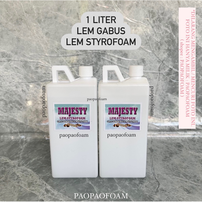 

1 liter Lem Styrofoam / Lem Gabus MAJESTY