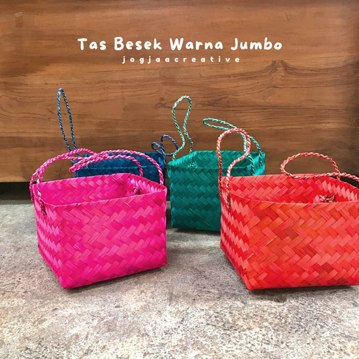 

TAS BESEK JUMBO/ tas bambu tas jinjing tas murah tas unik tas hampers bingkisan murah tas kue tas ultah goodie bag