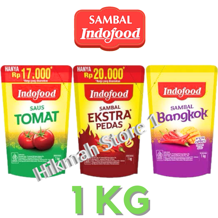 

1pcs Indofood Sambal Bangkok,Saus Tomat,Sambal Ekstra Pedas