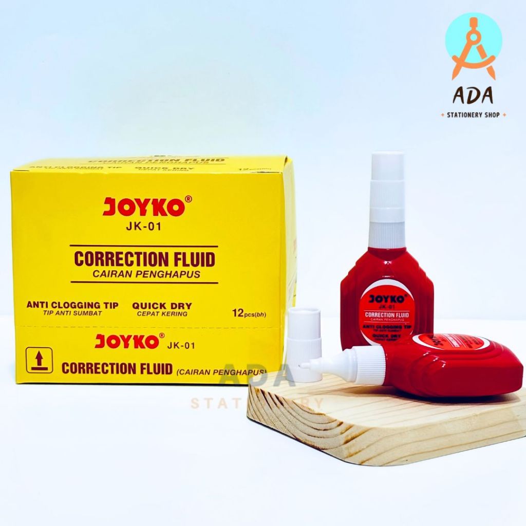 

GROSIR (6 pcs) CORRECTION FLUID JOYKO /JK-01/correction fluid/tip ex