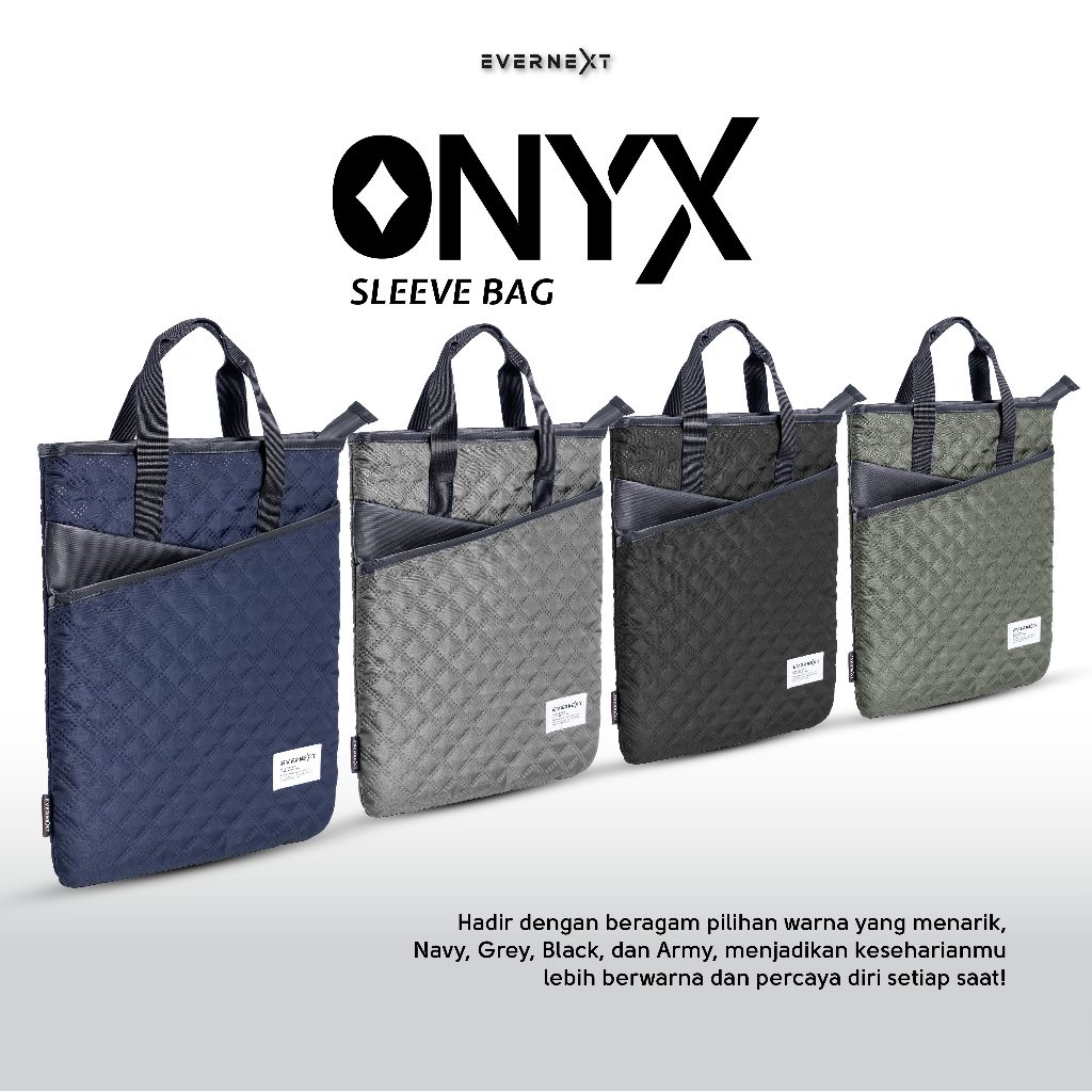 Evernext - Tas Jinjing Laptop Soft Case Laptop Onyx Tas Laptop Macbook Asus Dell Pelindung Laptop