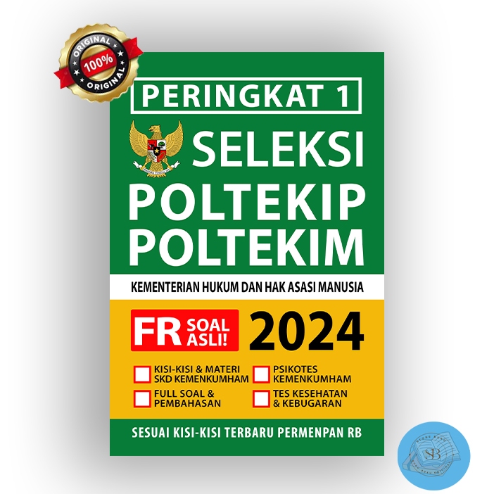 

BUKU Peringkat 1 SELEKSI POLTEKIP POLTEKIM KEMENKUMHAM 2024