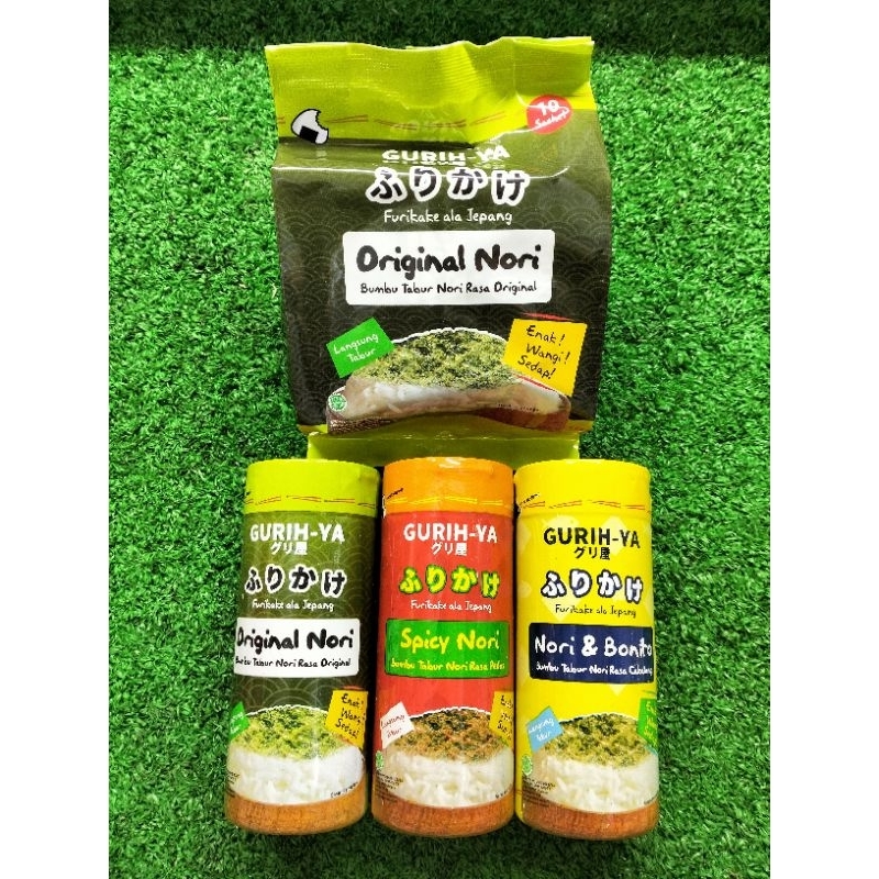 

Gurih-Ya Furikake Ala Jepang Bumbu Tabur Nori Lokal