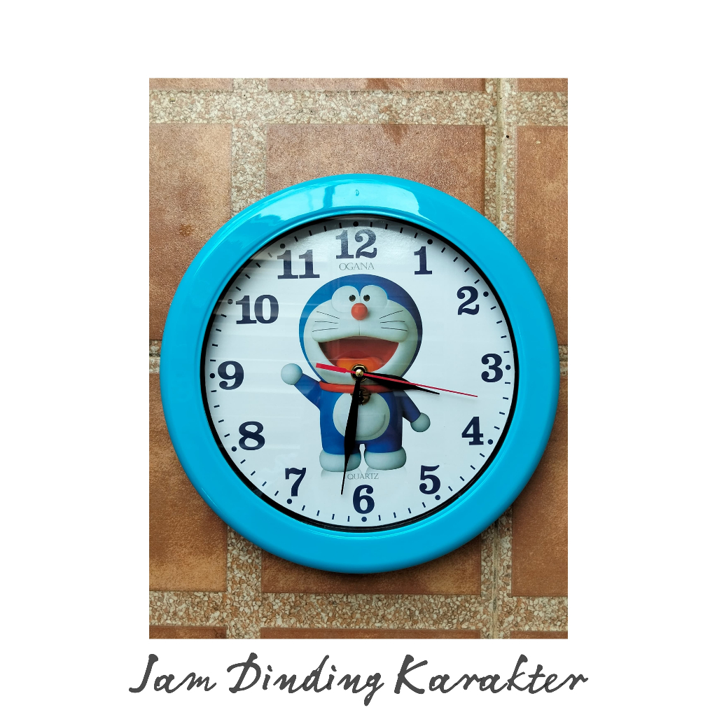 Ogana Jam Dinding Karakter Kartun Lucu
