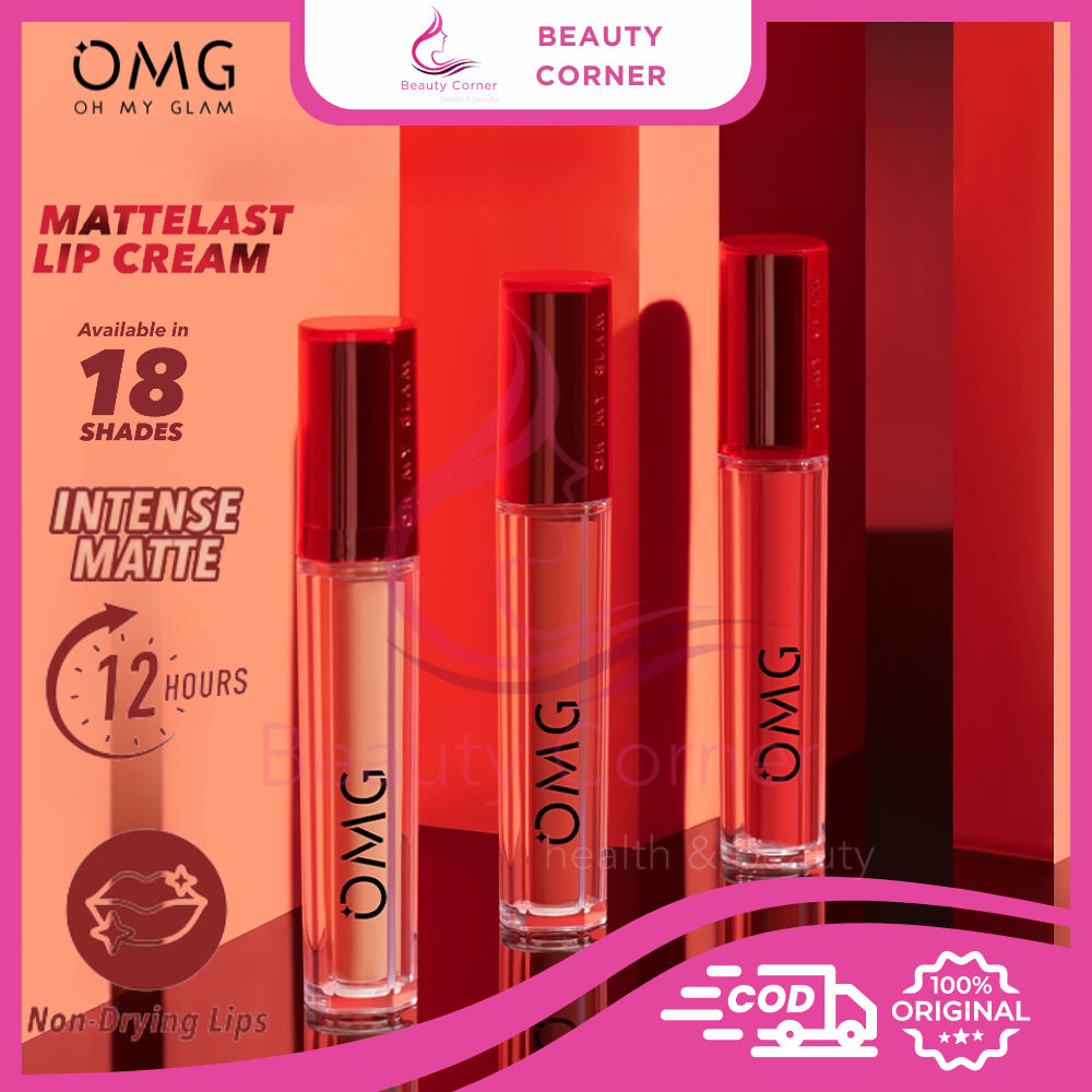 OMG Lip Cream Matte Oh My Glam Matte Kiss Lip Cream