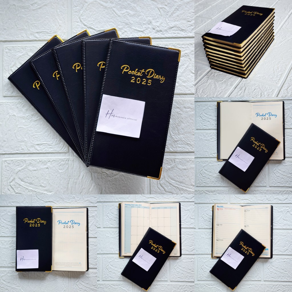 

AGENDA POCKET DIARY 2025/ AGENDA SAKU DIARY TAHUN 2025 KERTAS HVS CREAM / AGENDA TERBARU