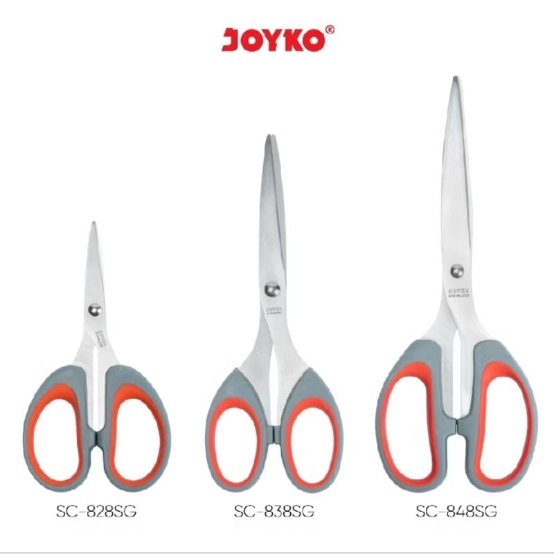 

Joyko Scissors Soft Grip - Gunting Kertas
