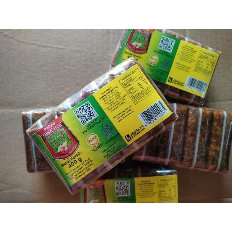 

Sambel Pecel "SariRasa" khas Blitar free bubble wrab