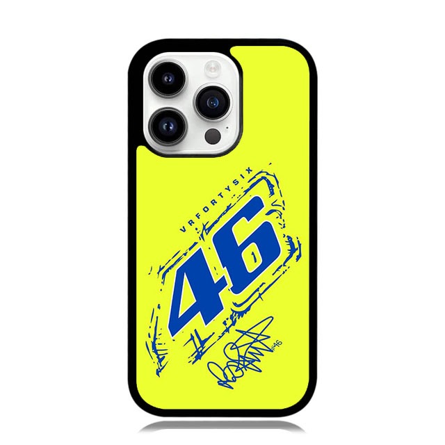 Case iPhone 17 16 15 14 13 12 11 X XR 8 7 6 5 Max Pro Mini Plus Softcase Custom Valentino Rossi VR46