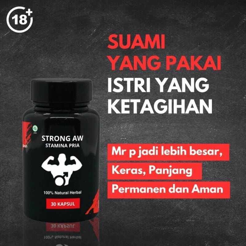 AWSTRONG STAMINA PRIA 100% ORIGINAL TAHAN SEMALAMAN