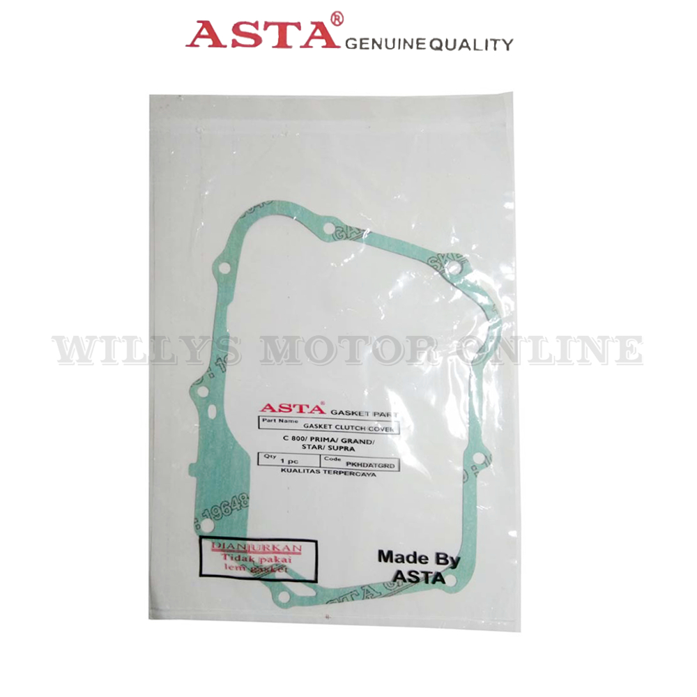 Paking Blok Kopling C70 Prima Supra Grand ASTA / Packing Gasket Bak Kopling prima C70 Supra Grand