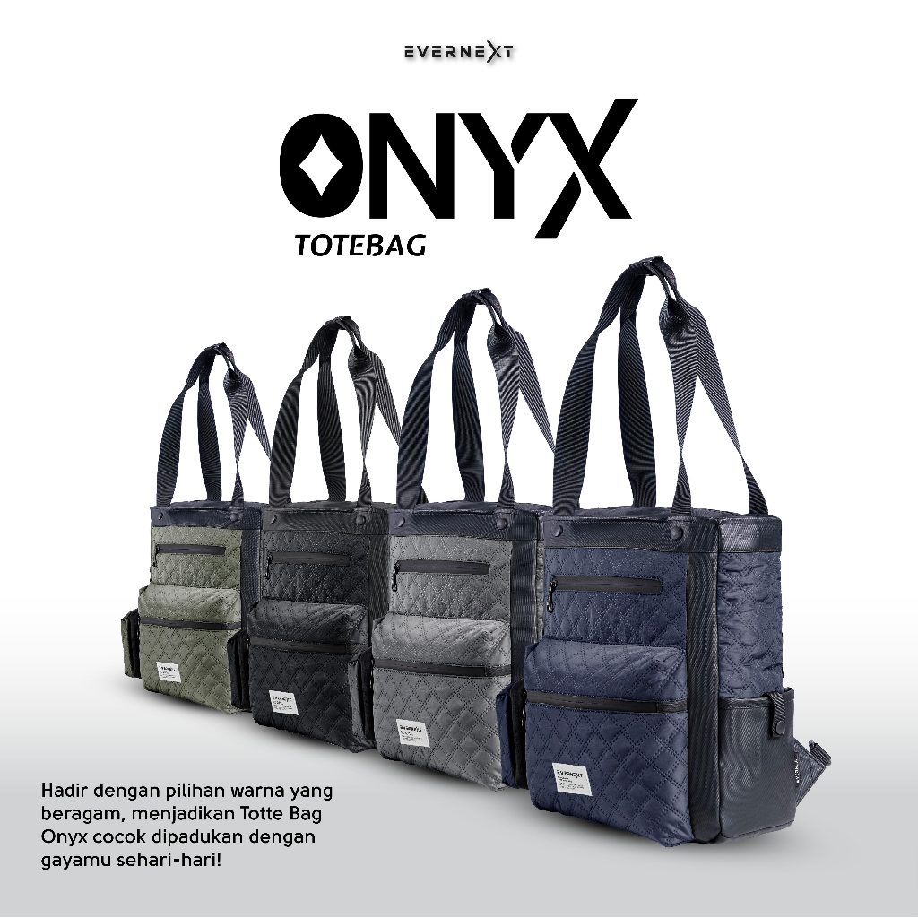 New Evernext - Totte Bag Laptop Pria Wanita Tote Bag Kuliah Tas Jinjing Tas Ransel Laptop Tote Bag