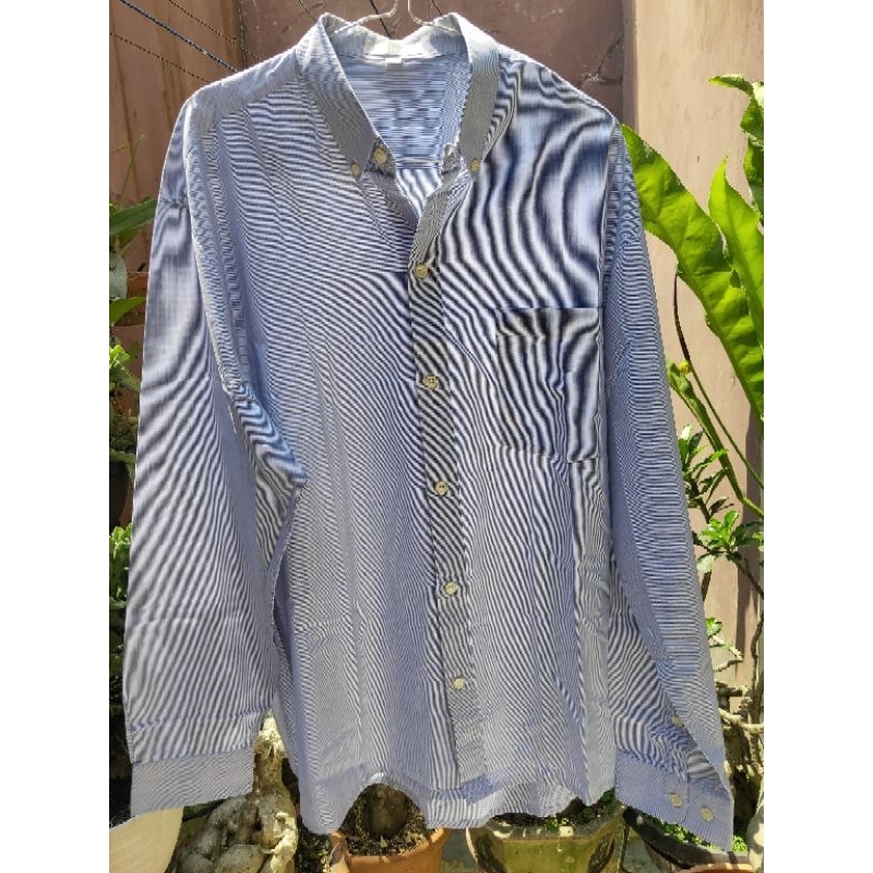 Kemeja Pria Biru Muda