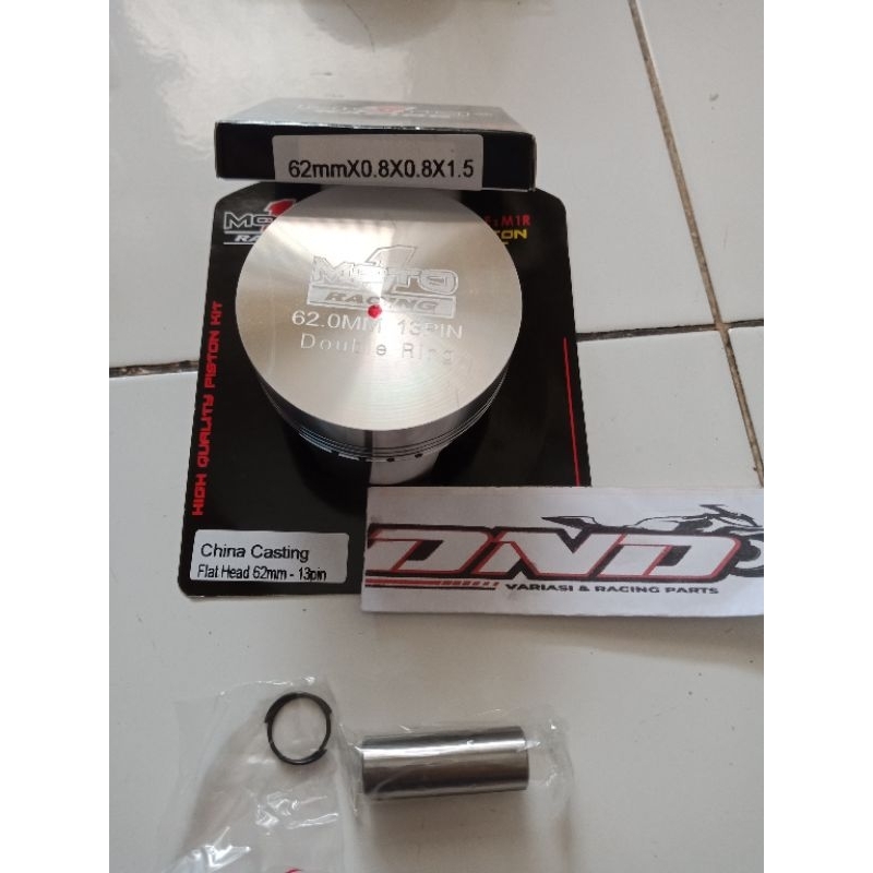 MOTO1 Piston casting 62mm pin 13/Piston 62mm pin 13/Piston kit casting 62mm pin 13/piston 62 pen 13