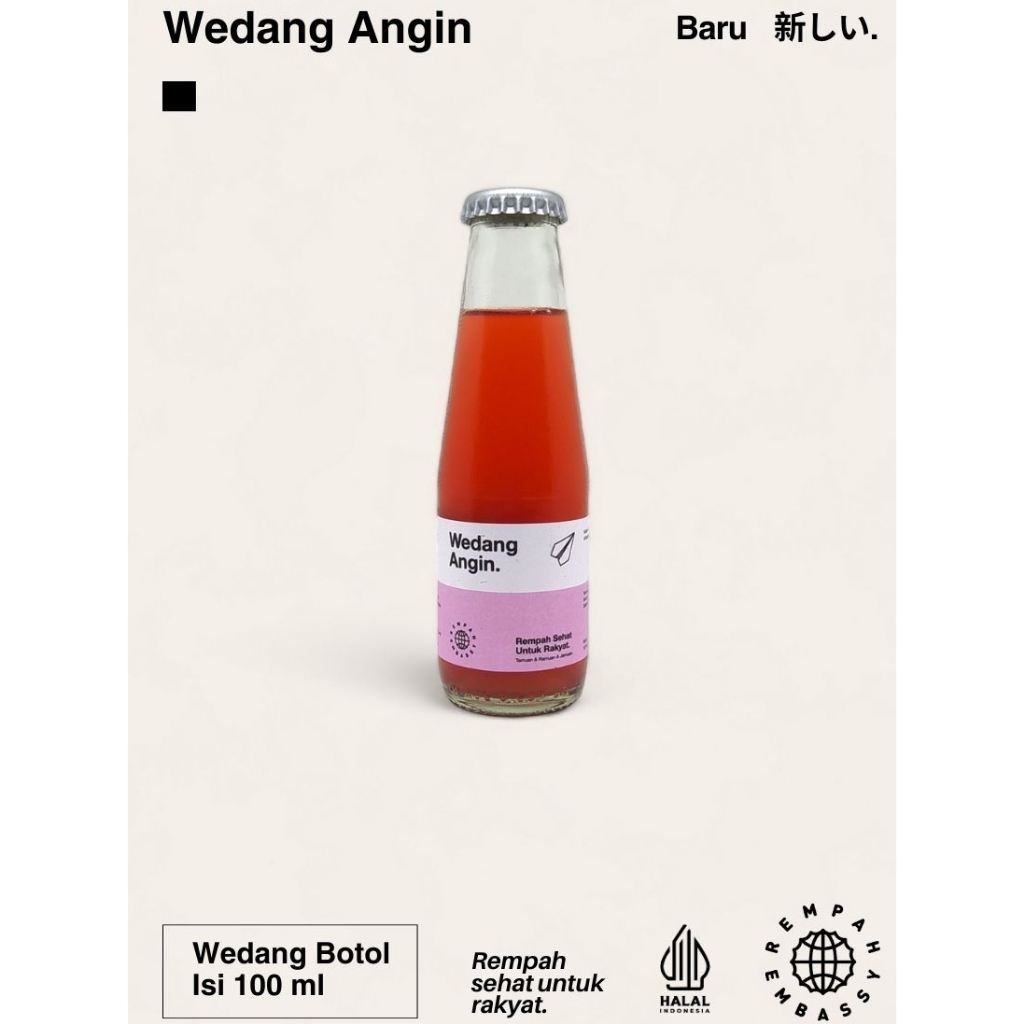 

Wedang Angin Kemasan botol 100 ml