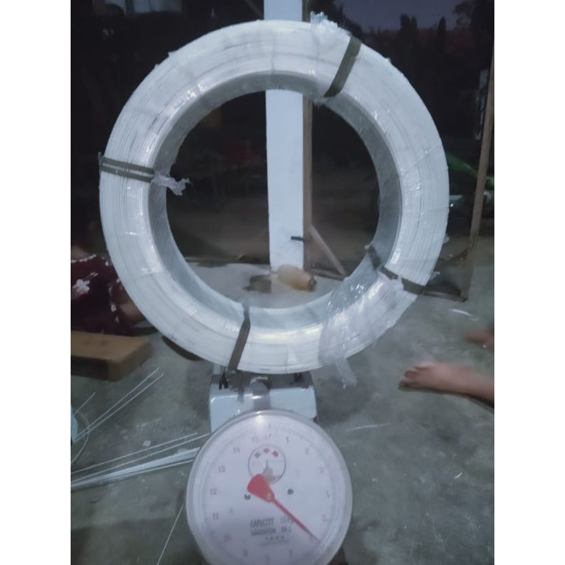 fiber jeruji sangkar 1,6/1,8/2,2 putih susu