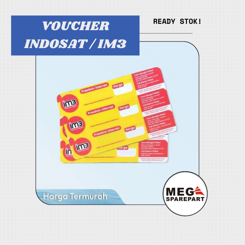 Voucher Kuota Indosat IM3 20GB Unli / 35GB Unli / 40GB Unli TERMURAH