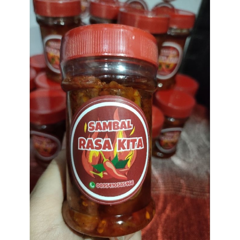 

Sambal Cumi Asin Cabai Merah