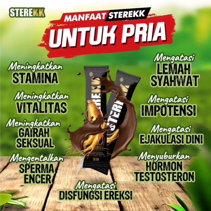Penambah Stamina Pria Plus Ginseng Korea Coklat Swiss Sterekk