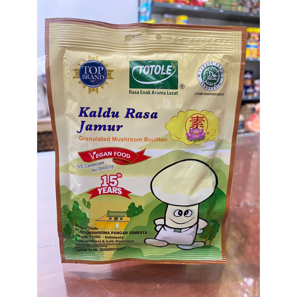 

Penyedap Kaldu Jamur Totole Moko Ceng 80GR