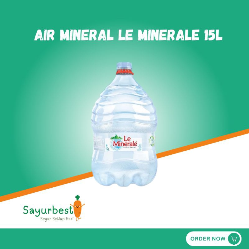 

Kirim Instant Air Mineral Le Minerale 15 Liter