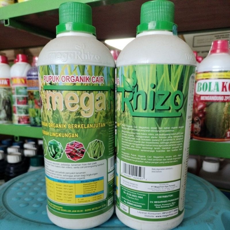 MEGARHIZO 1liter  pupuk organik cair