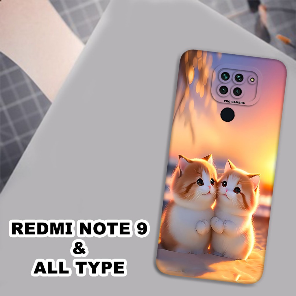 (GC26) Softcase karet Hp REDMI NOTE 9 | Case Lucu | Case REDMI NOTE 9 Silikon Tpu Pro Camera | Kesin