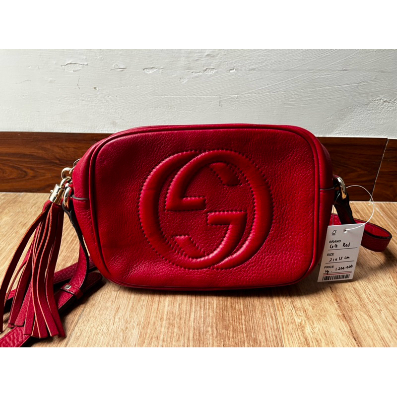 gucci cambag kulit asli