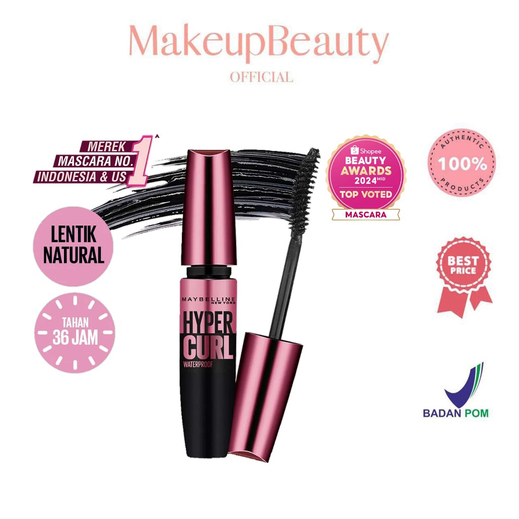 MAYBELLINE Volume Express Hypercurl Waterproof Mascara