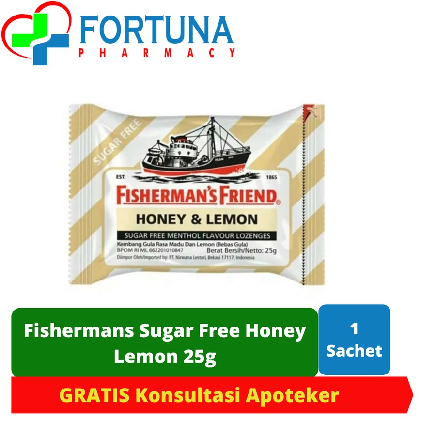 

Fishermans Sugar Free Honey Lemon 25g