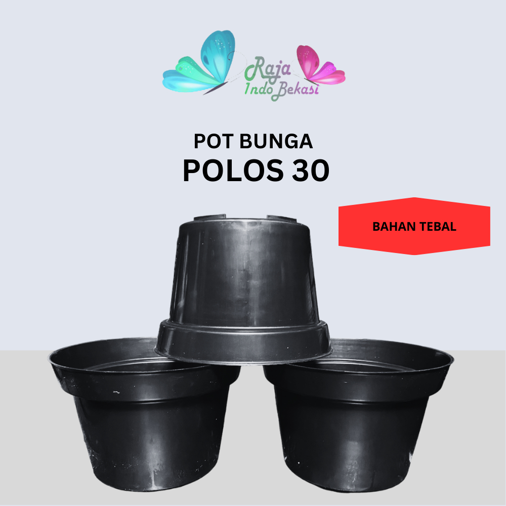 Pot 30 Hitam Pot Tanaman Hias Pot 30 Cm Hitam Tebal Murah Grosir Bibit Pot Bunga Pot 30 Murah Grosir