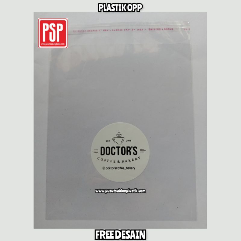 

Plastik OPP UK. 15*18 dan 12*18 2 warna