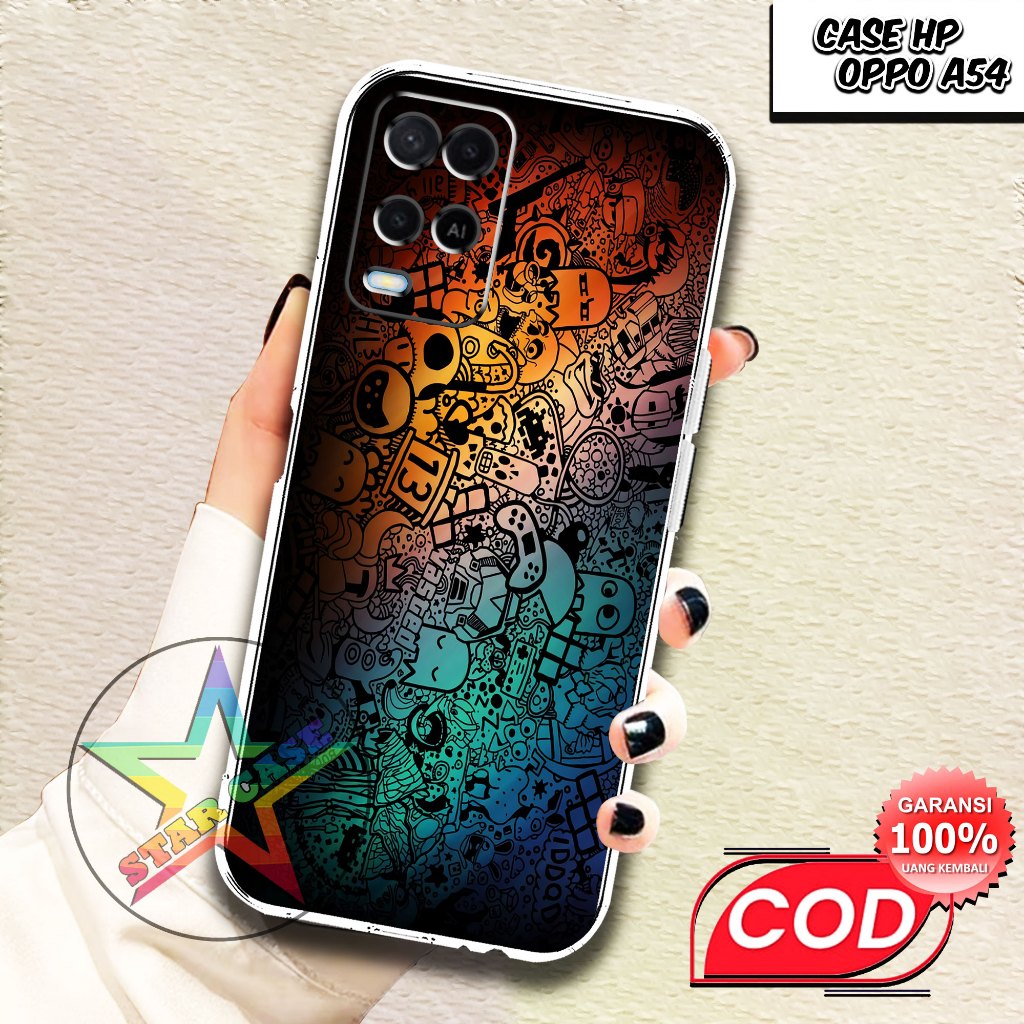 Case OPPO A54 TERBARU Motif [swags] Terlaris Casing OPPO A54 Terbaru Softcase Clear Protected Camera