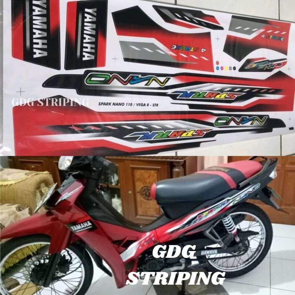Striping Stiker Variasi Vega R New Spark Nano Murah