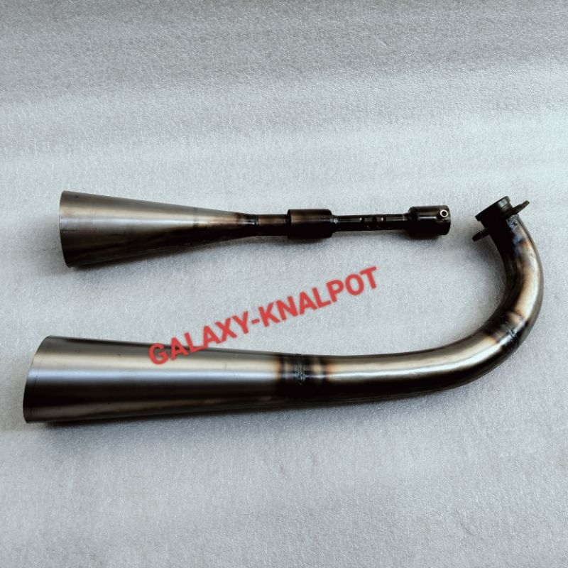 PROMOO Leheran Knalpot RX-King Setengah Dewa.Knalpot Setengah Dewa