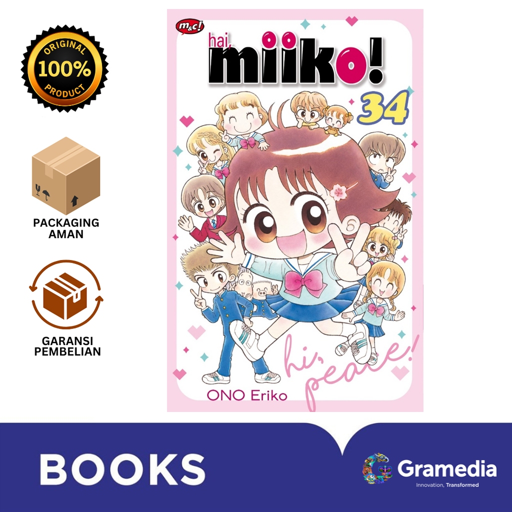Gramedia Bali - HAI, MIIKO 34 - BOOKPAPER
